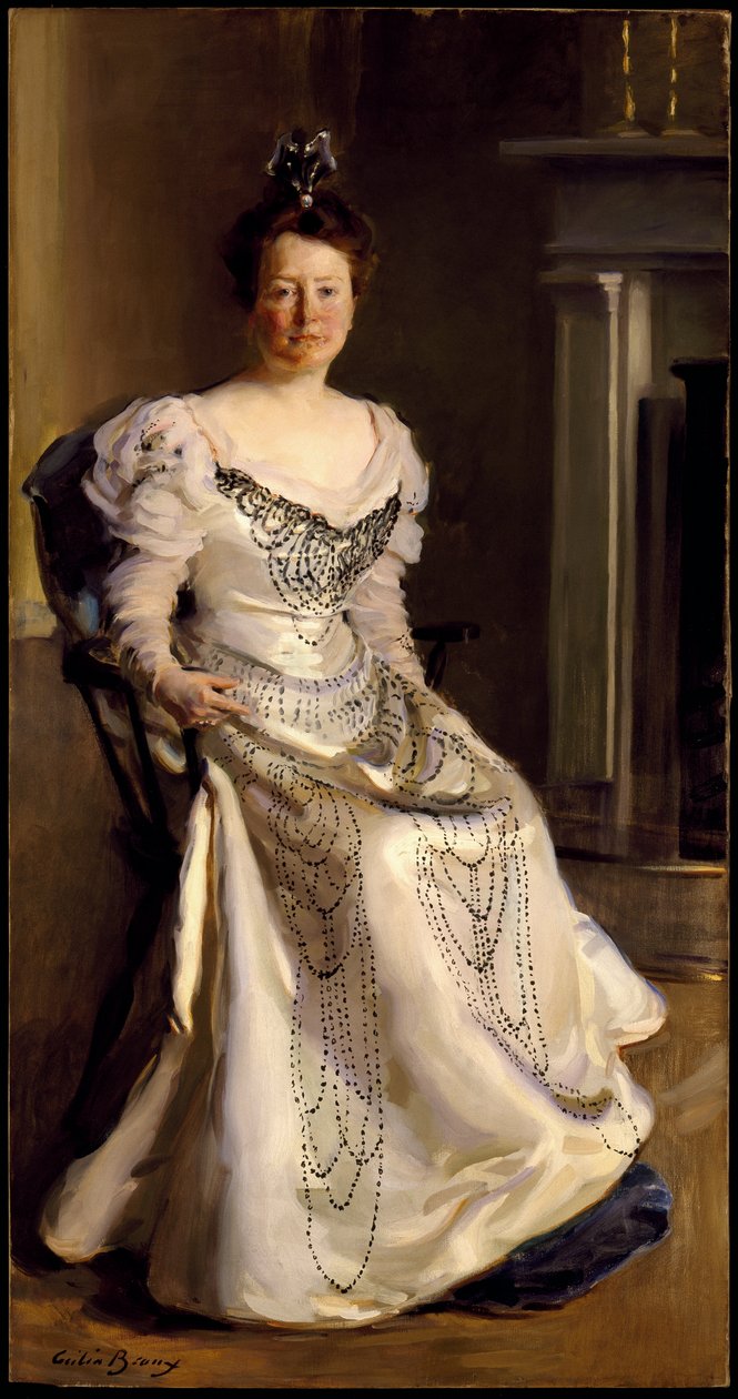 Mrs. Robert Abbe, Catherine Amory Bennett by Cecilia Beaux