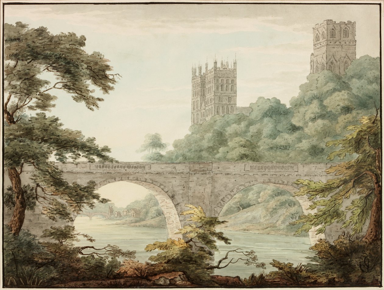 Durham Cathedral, about 1800-1810 by Cecilia Priscilla Cooke