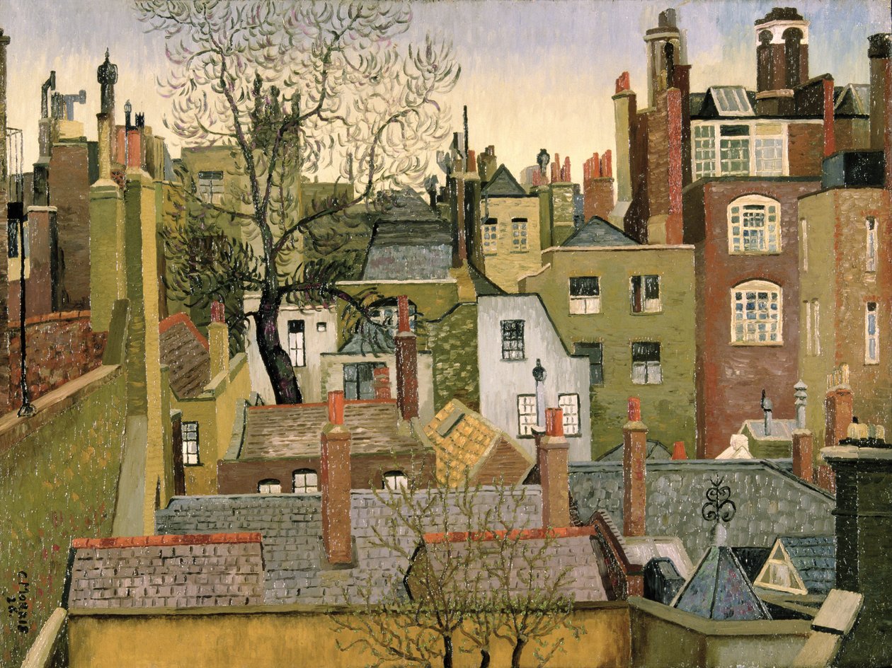 From a Window at 45 Brook Street, London, W1 by Cedric Morris
