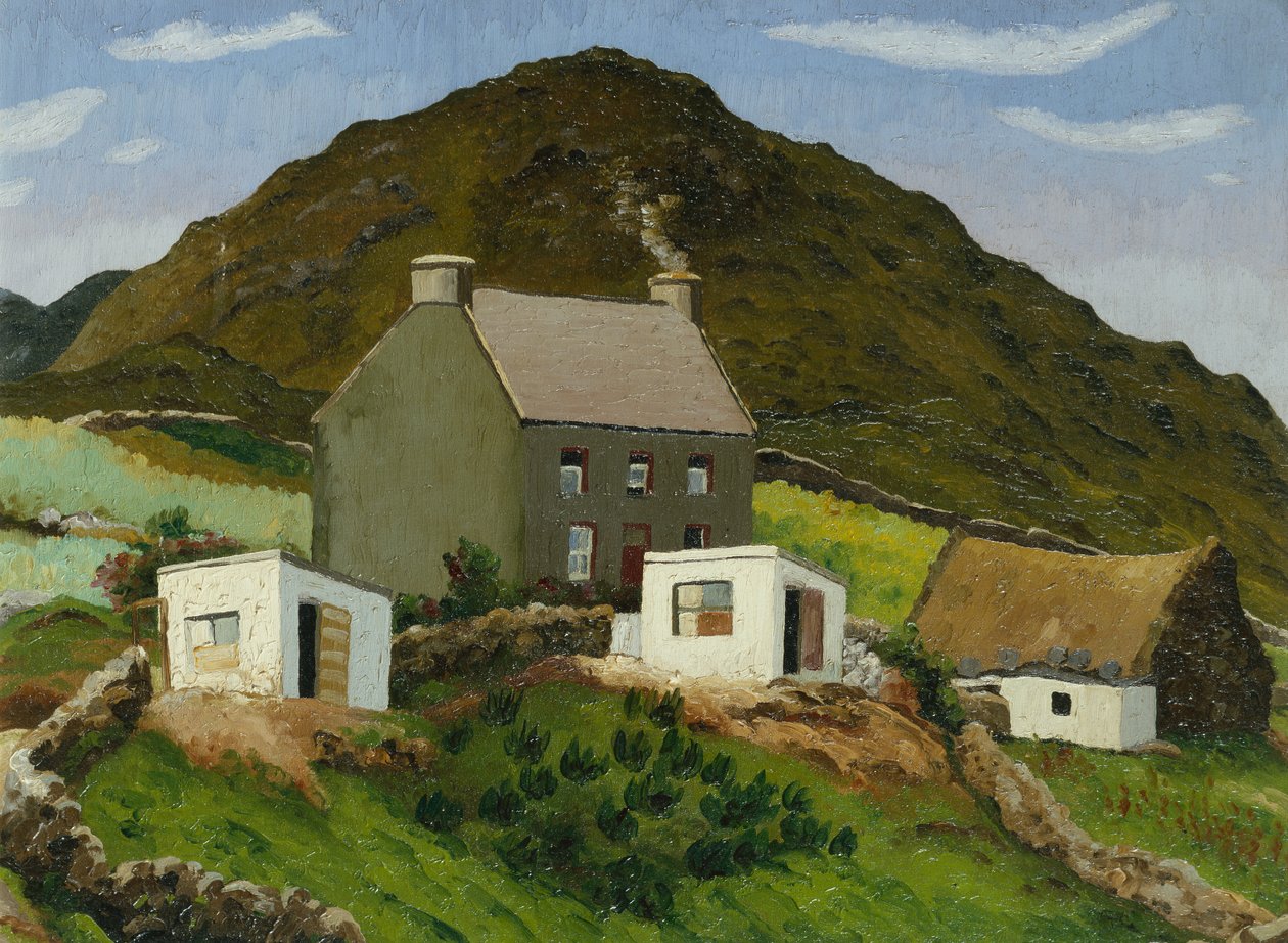 House on a Welsh Hillside, c.1935 by Cedric Morris