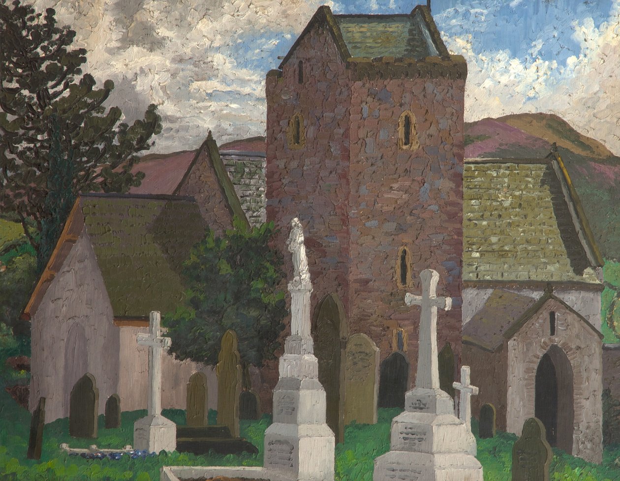 Llangenith Church, South Wales, c.1930 by Cedric Morris