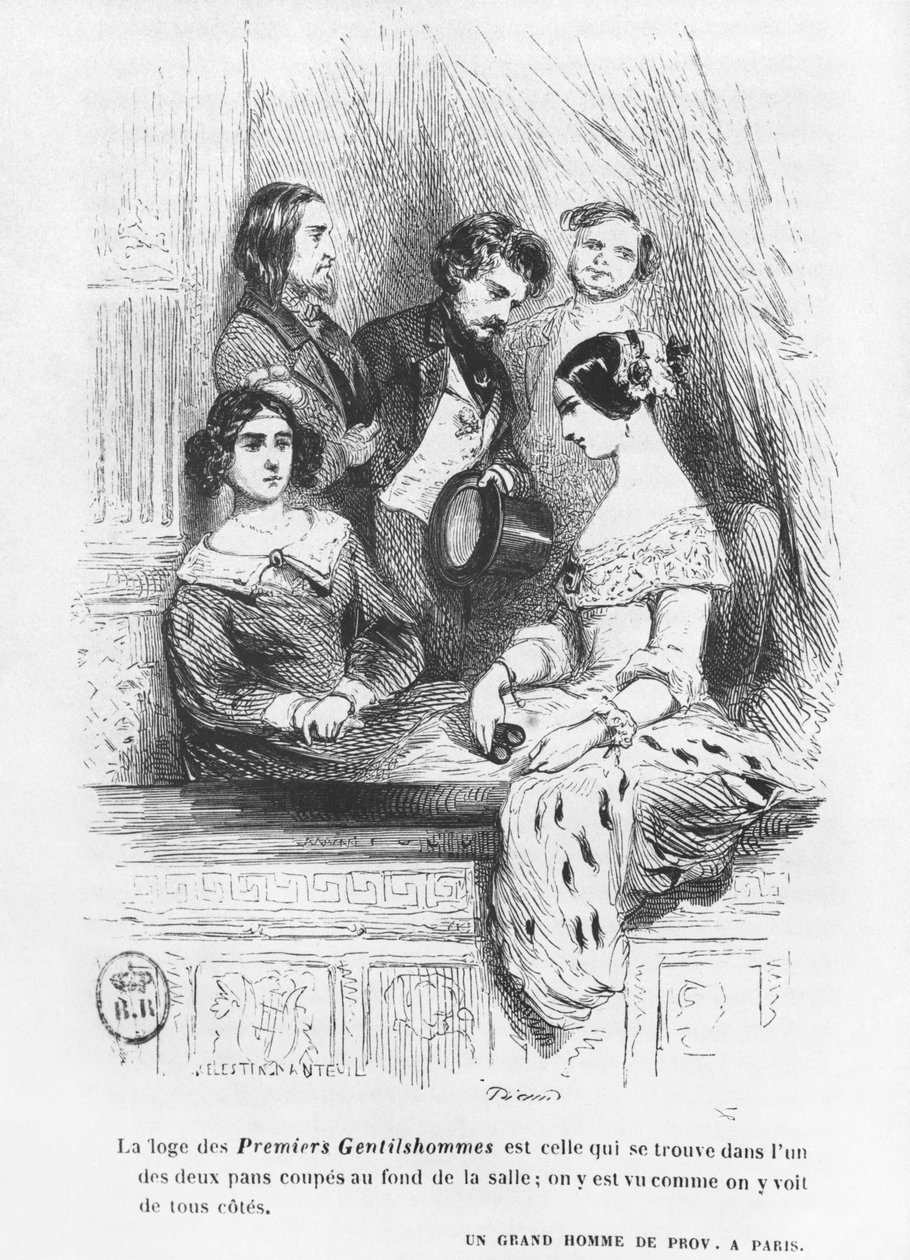 The Premiers Gentilhommes Theatre Box, Illustration from 