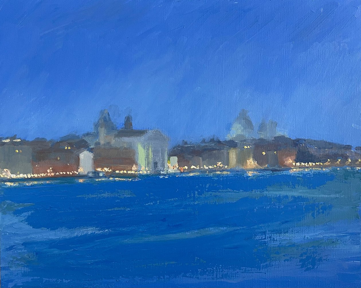 Nightlife on the Zattere, 2025 by Celia Montague