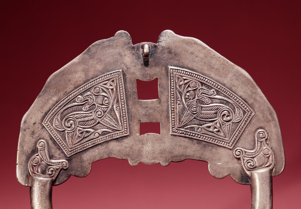 Detail of the Underside of the Killamery Brooch, Killamery, County Kilkenny, Viking Age by Celtic