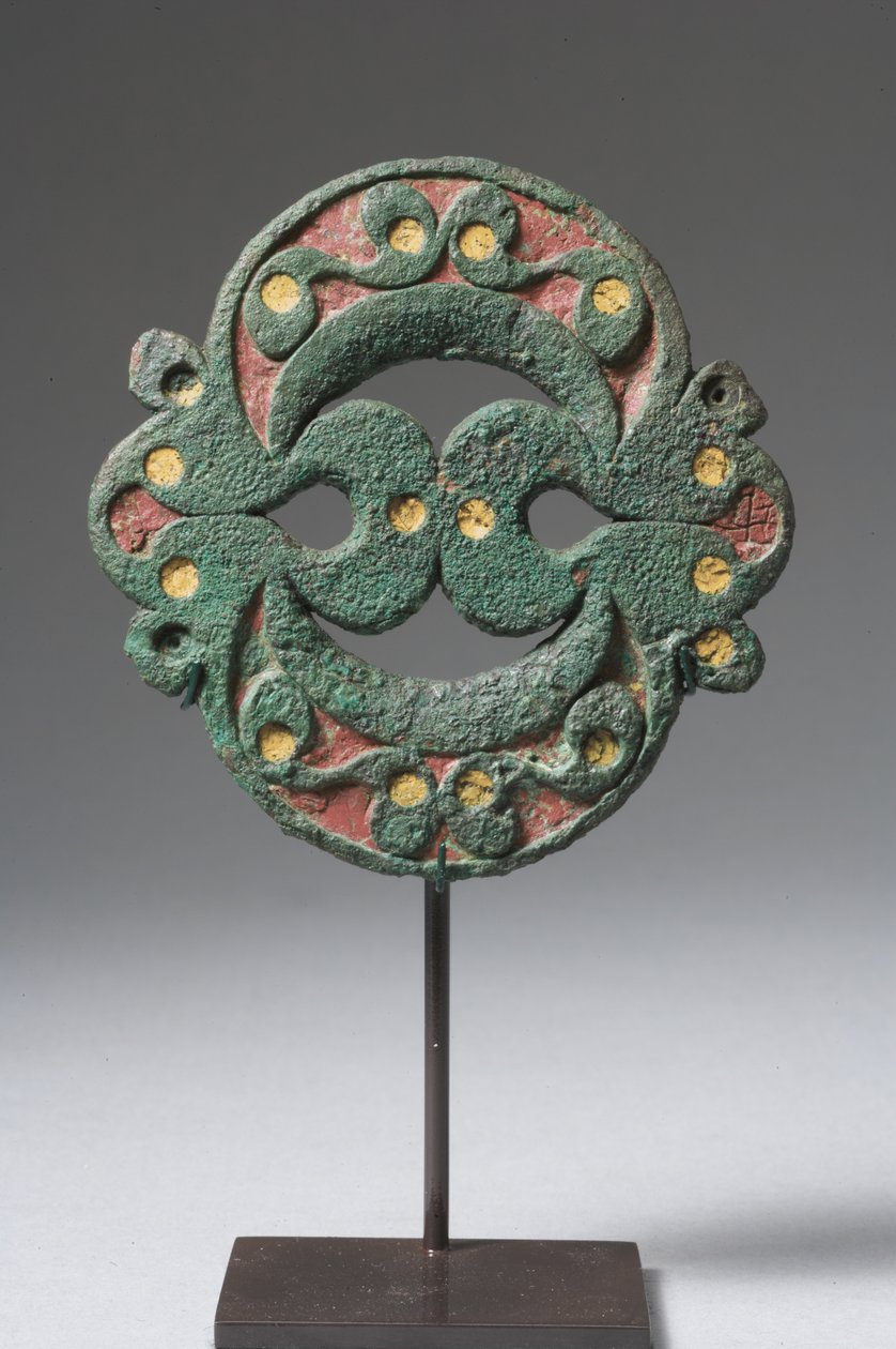 Terret with enamel inlays by Celtic
