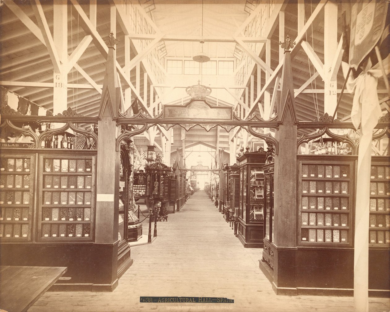 Agricultural Hall - Spain by Centennial Photographic Co.