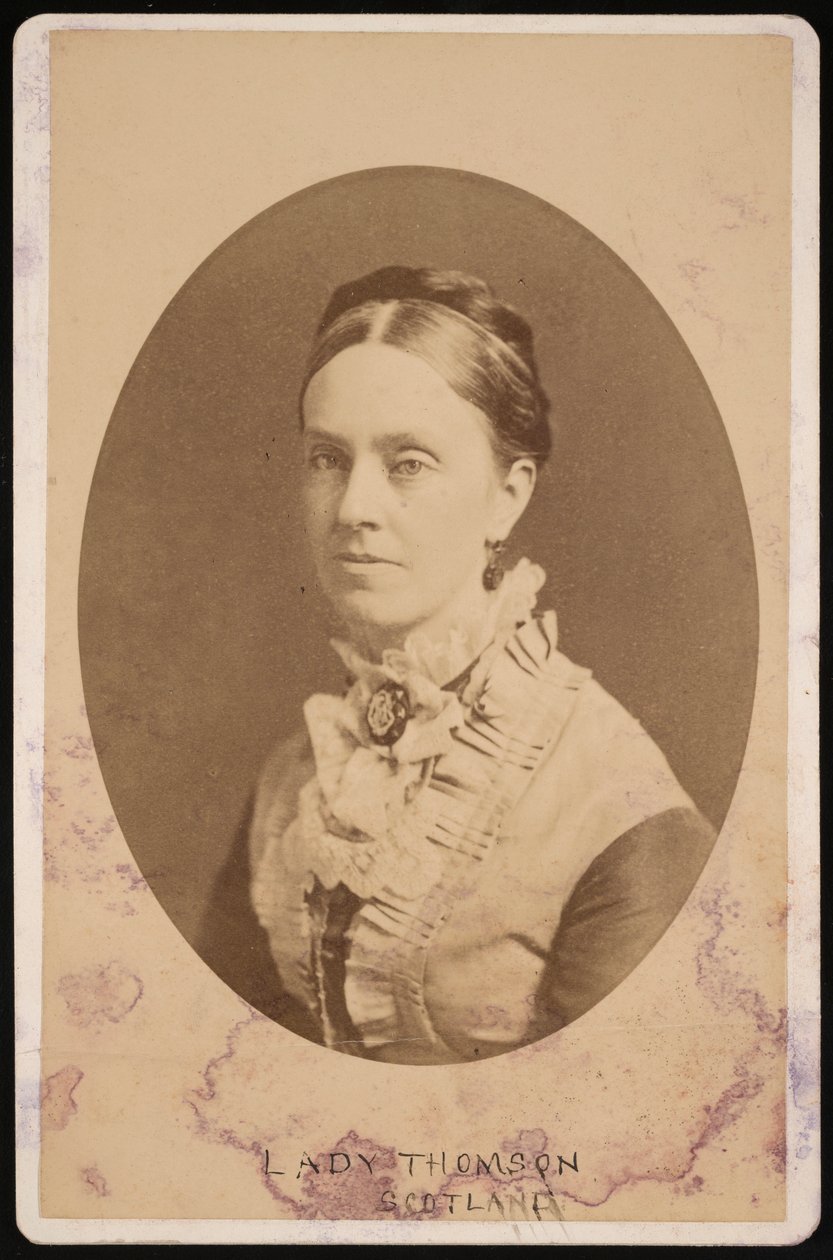 Portrait of Lady Frances Anna Blandy Thomson, Baroness Kelvin by Centennial Photographic Company