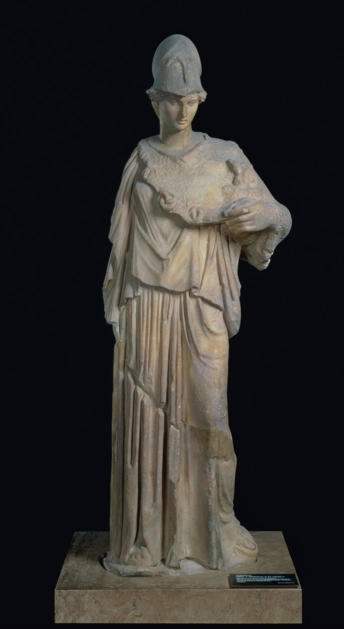 Athena with a Cist, Roman Copy of a 4th Century BC Original by Cephisodotus