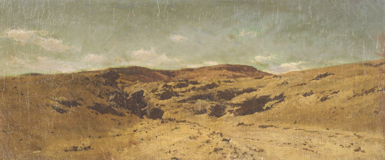 Desert Landscape with Caravan by Cesare Biseo