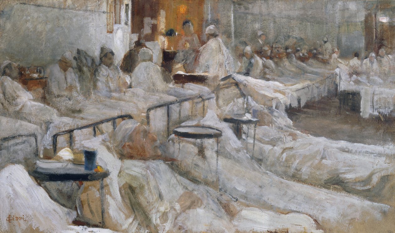 Hospital ward by Cesare Ciani