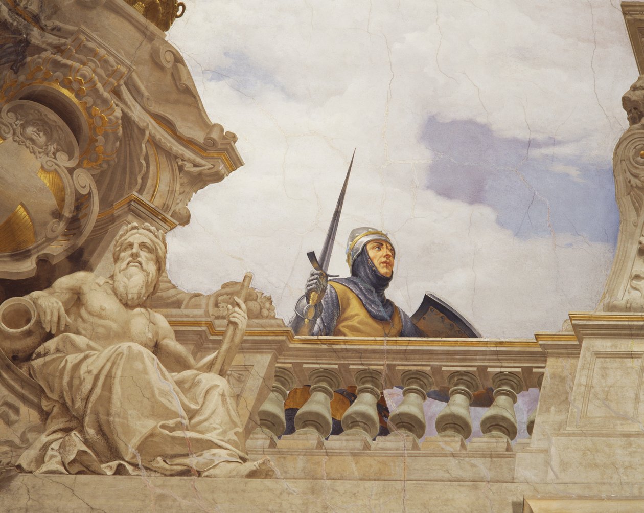 Detail from Allegory of Italy by Cesare Mariani