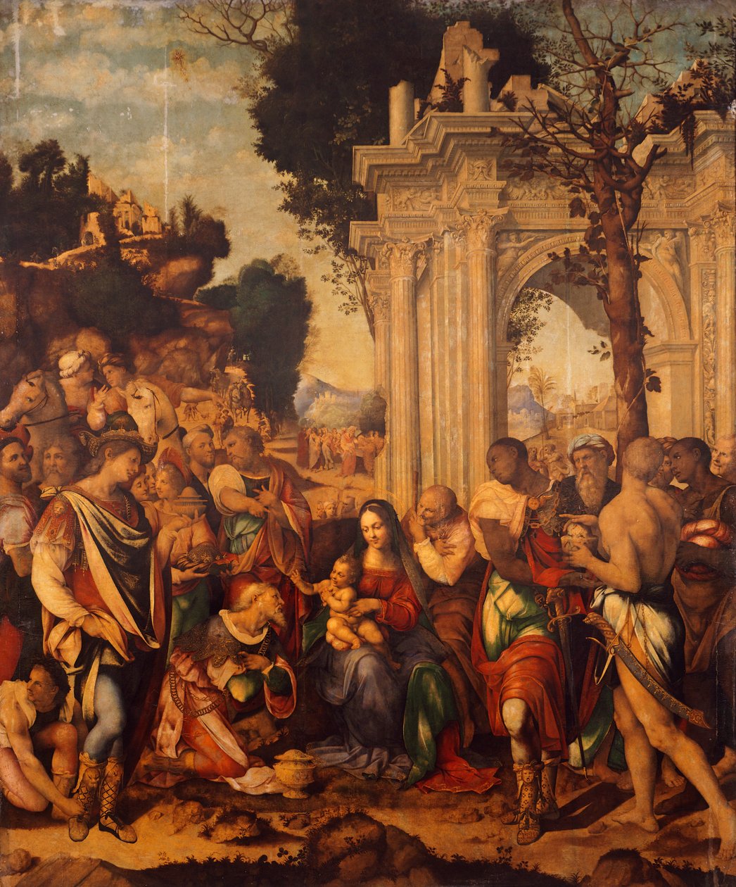 The Adoration of the Magi by Cesare da Sesto