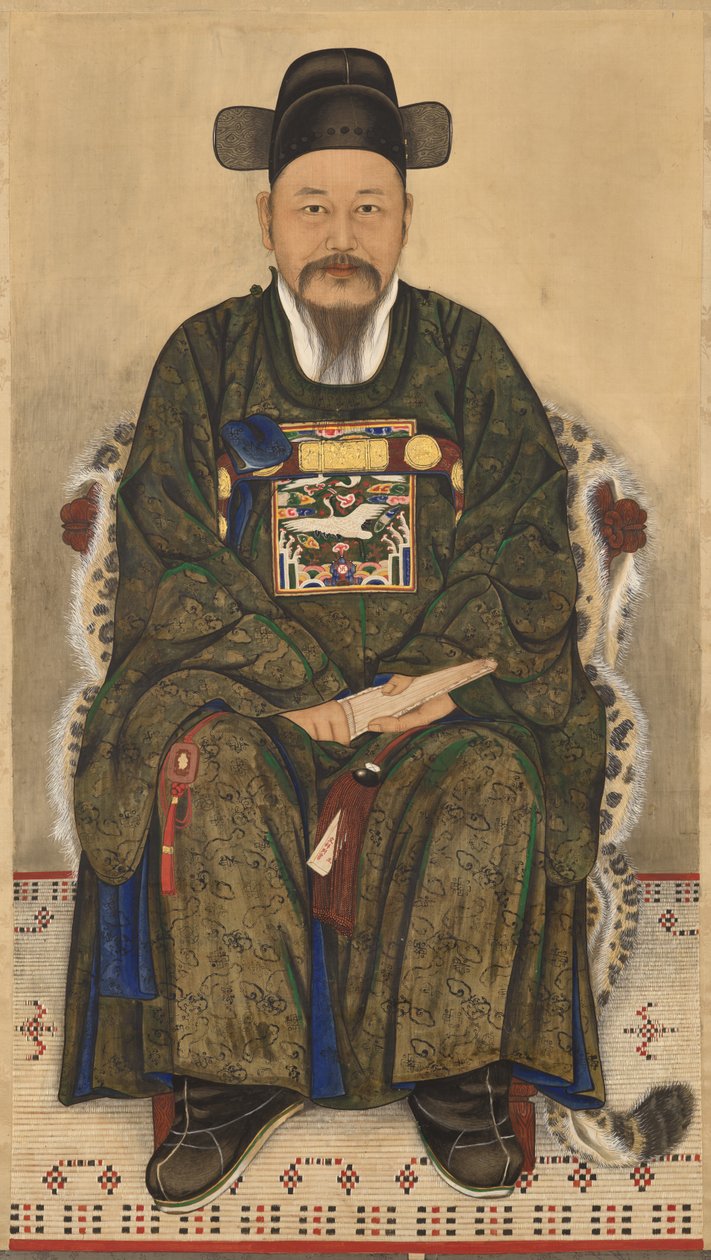 Portrait of a Young Officer by Chae Yongshin (Korean