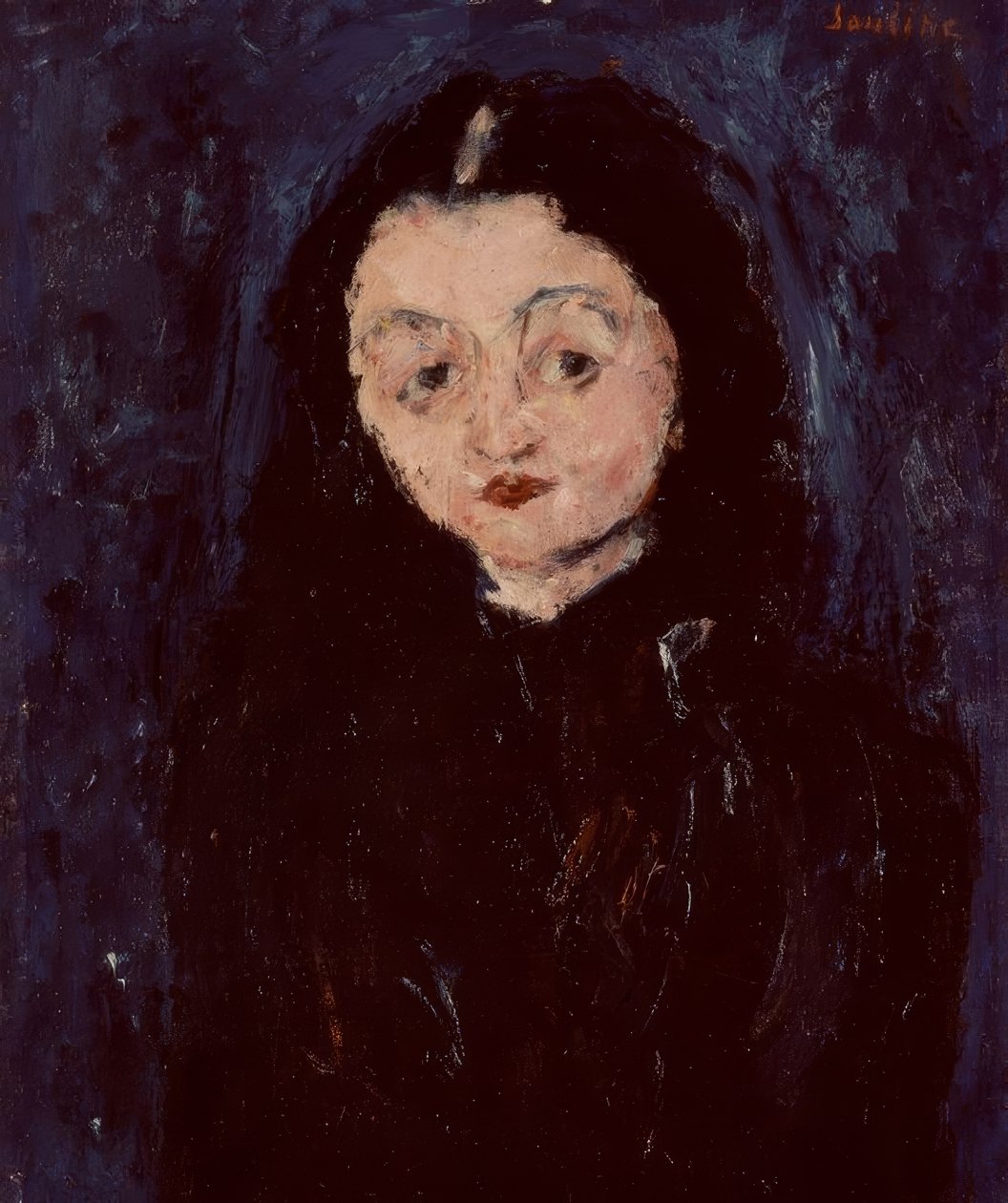 Female Portrait – 20th Century – French Expressionism. Artist: Chaim ...
