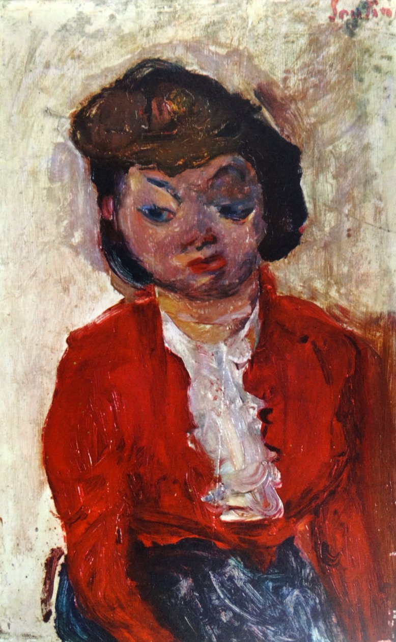 English Woman 1922, by Chaïm Soutine (1893–1943) by Chaim Soutine