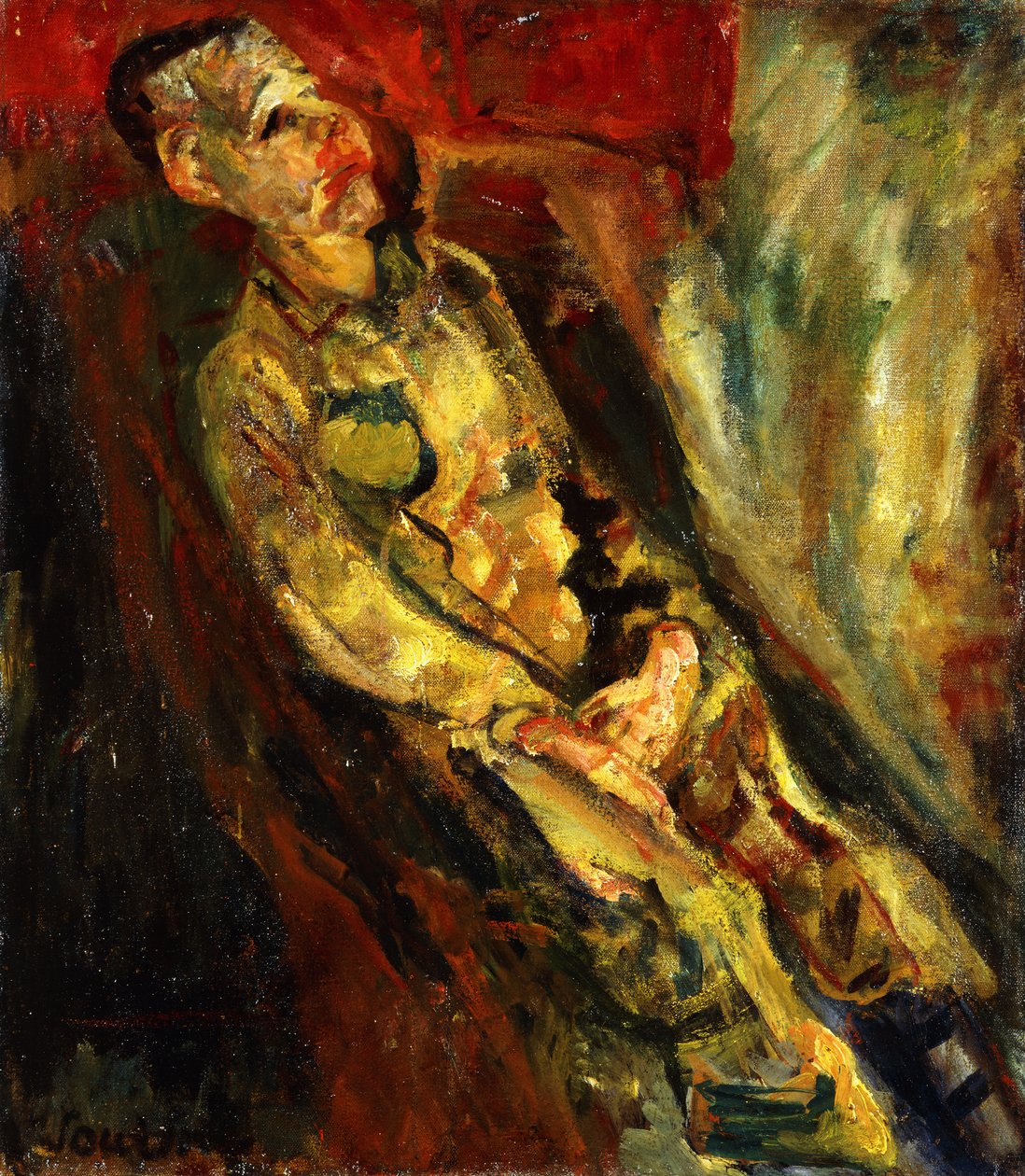 Man Sitting by Chaim Soutine