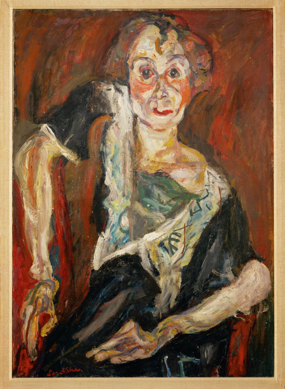 The old actress by Chaim Soutine