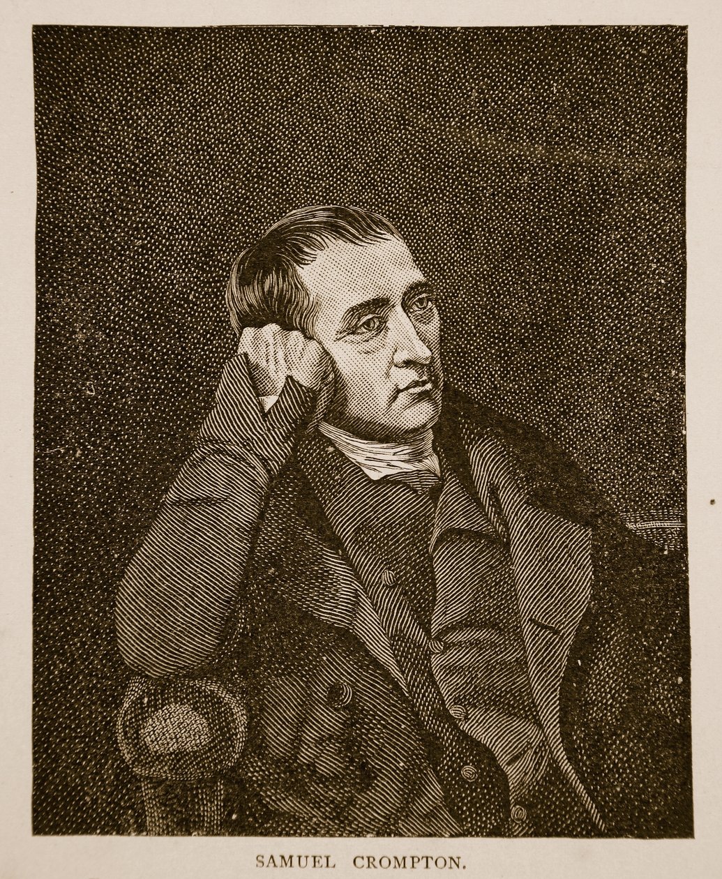 Samuel Crompton, engraved by C. Turner by Charles Allingham