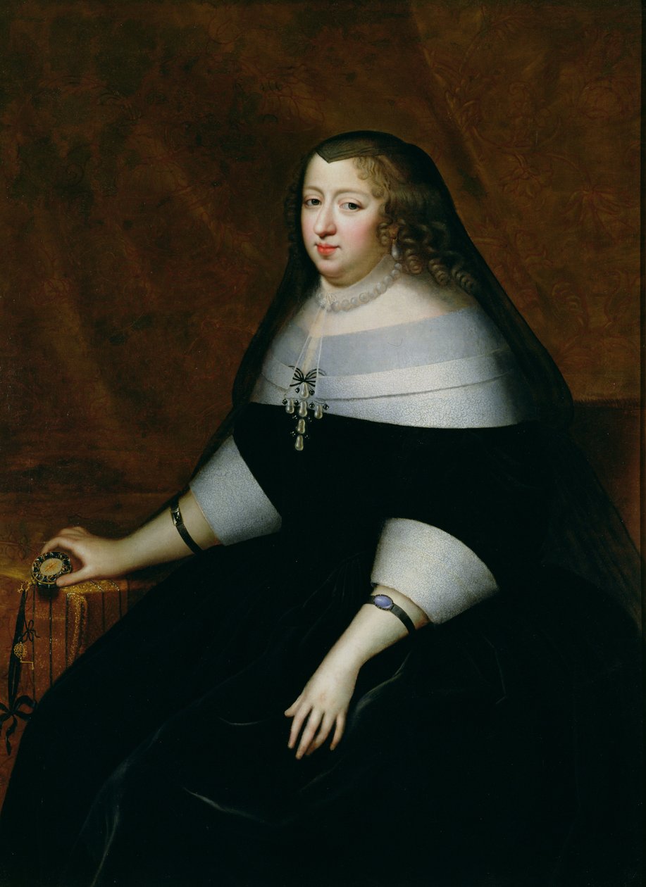 Portrait of Anne of Austria by Charles Beaubrun