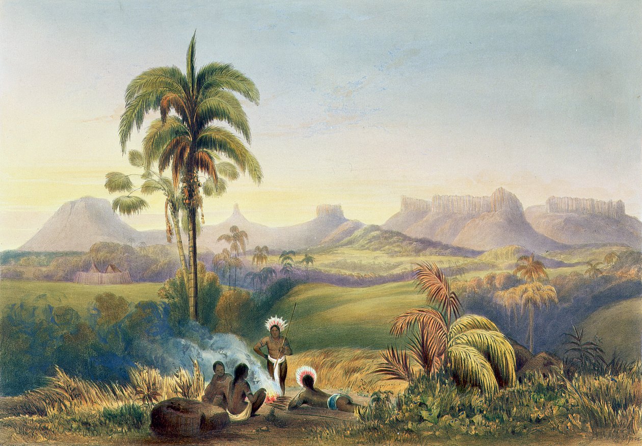 Roraima, a Remarkable Range of Sandstone Mountains in Guiana, from 