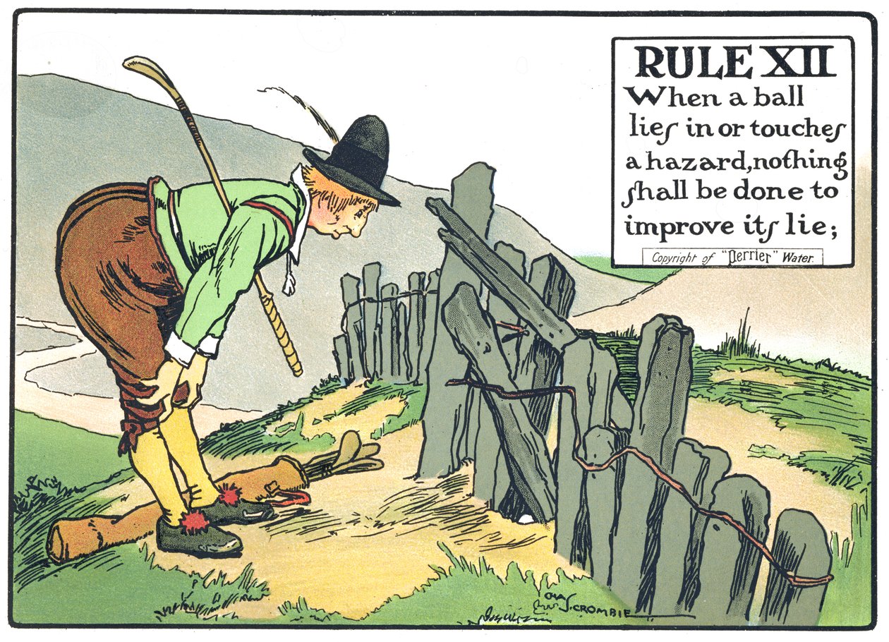Rule XII: When a Ball Lies in or Touches a Hazard, Nothing Shall Be ...