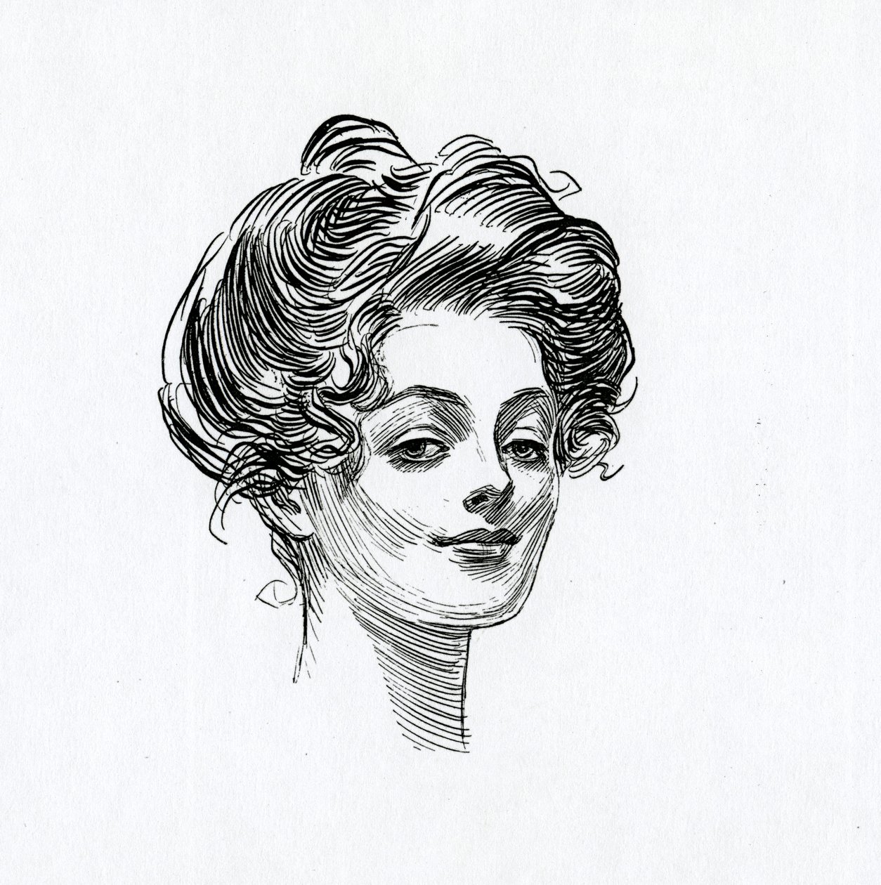 A Gibson Girl, c.1902 by Charles Dana Gibson