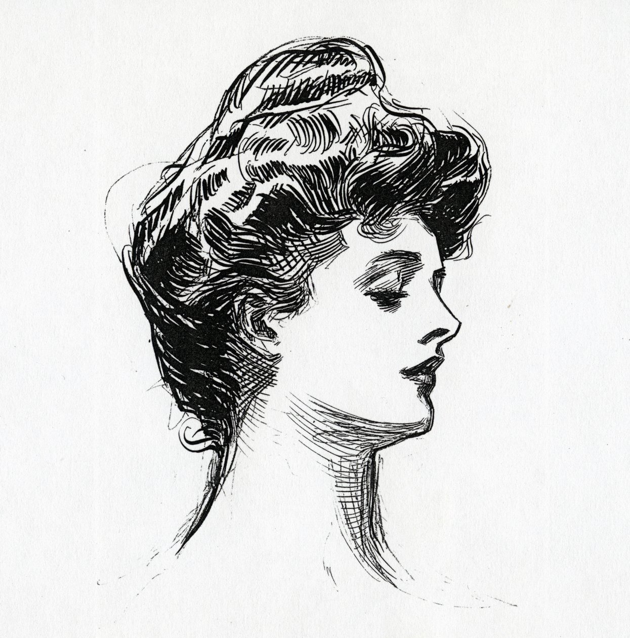 A Gibson Girl, c.1902 by Charles Dana Gibson