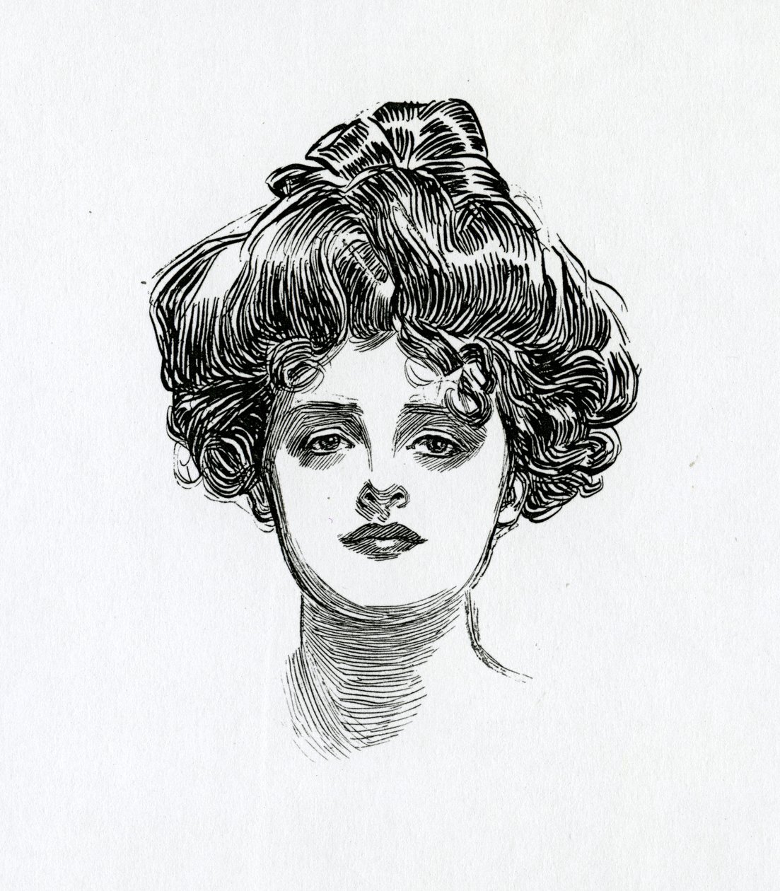 A Gibson Girl, c.1902 by Charles Dana Gibson