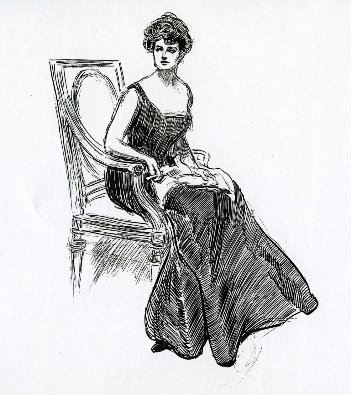A Gibson Girl, c.1902 by Charles Dana Gibson