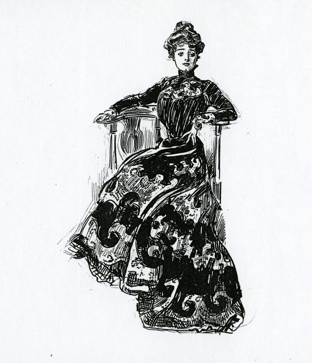 A Gibson Girl by Charles Dana Gibson