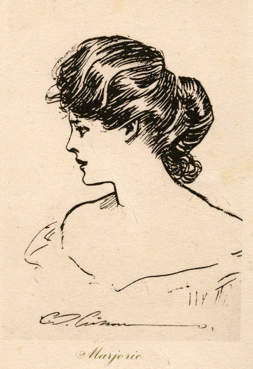 Marjorie, a Gibson Girl by Charles Dana Gibson