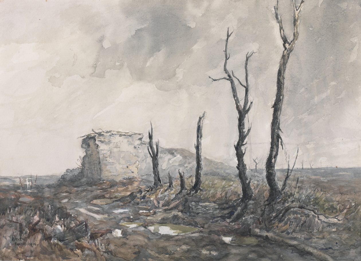 Gibraltar, Strong Point, Pozieres by Charles David Jones Bryant