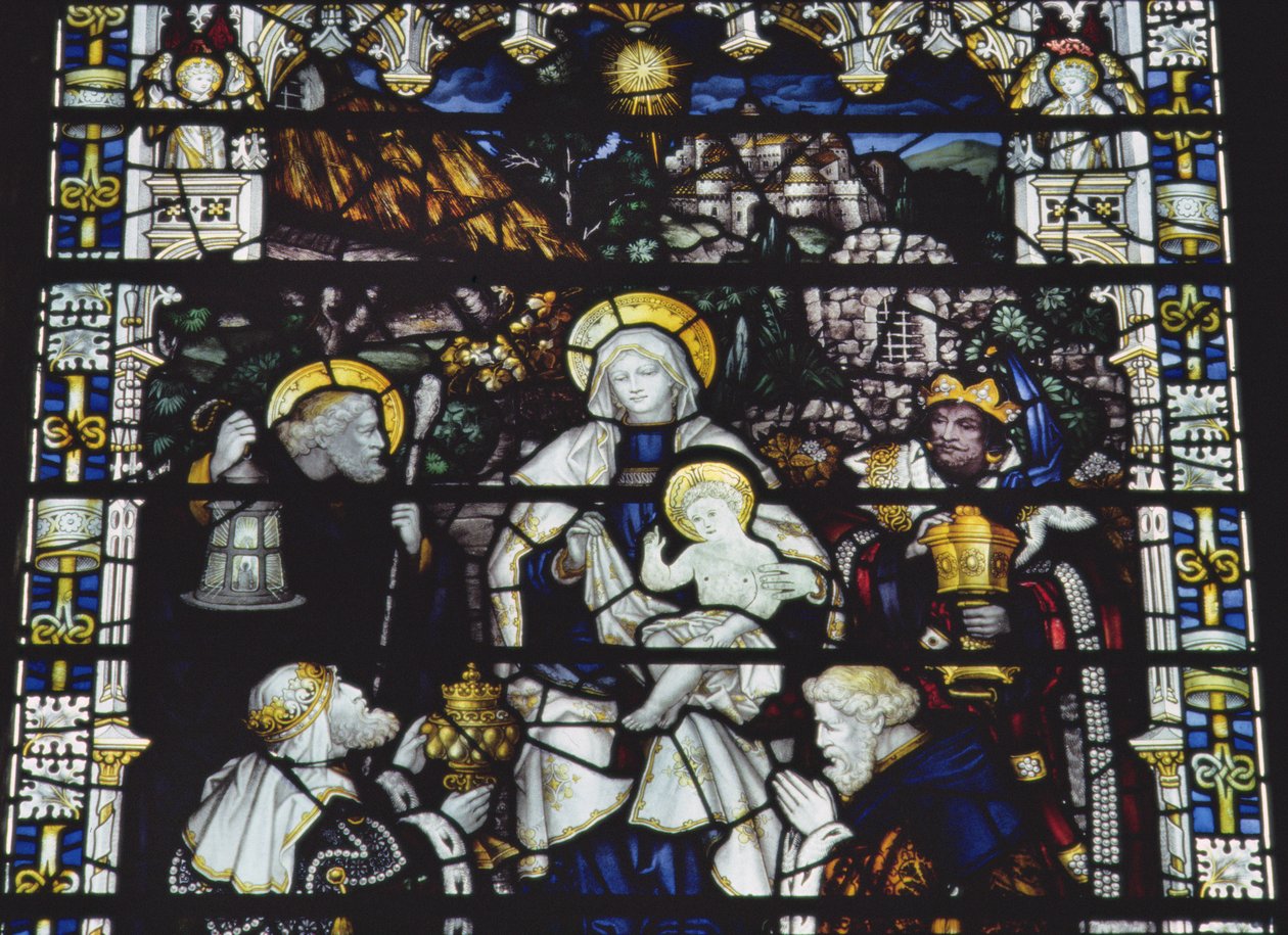 Adoration of the Magi by Charles E. Kempe: Fine art print
