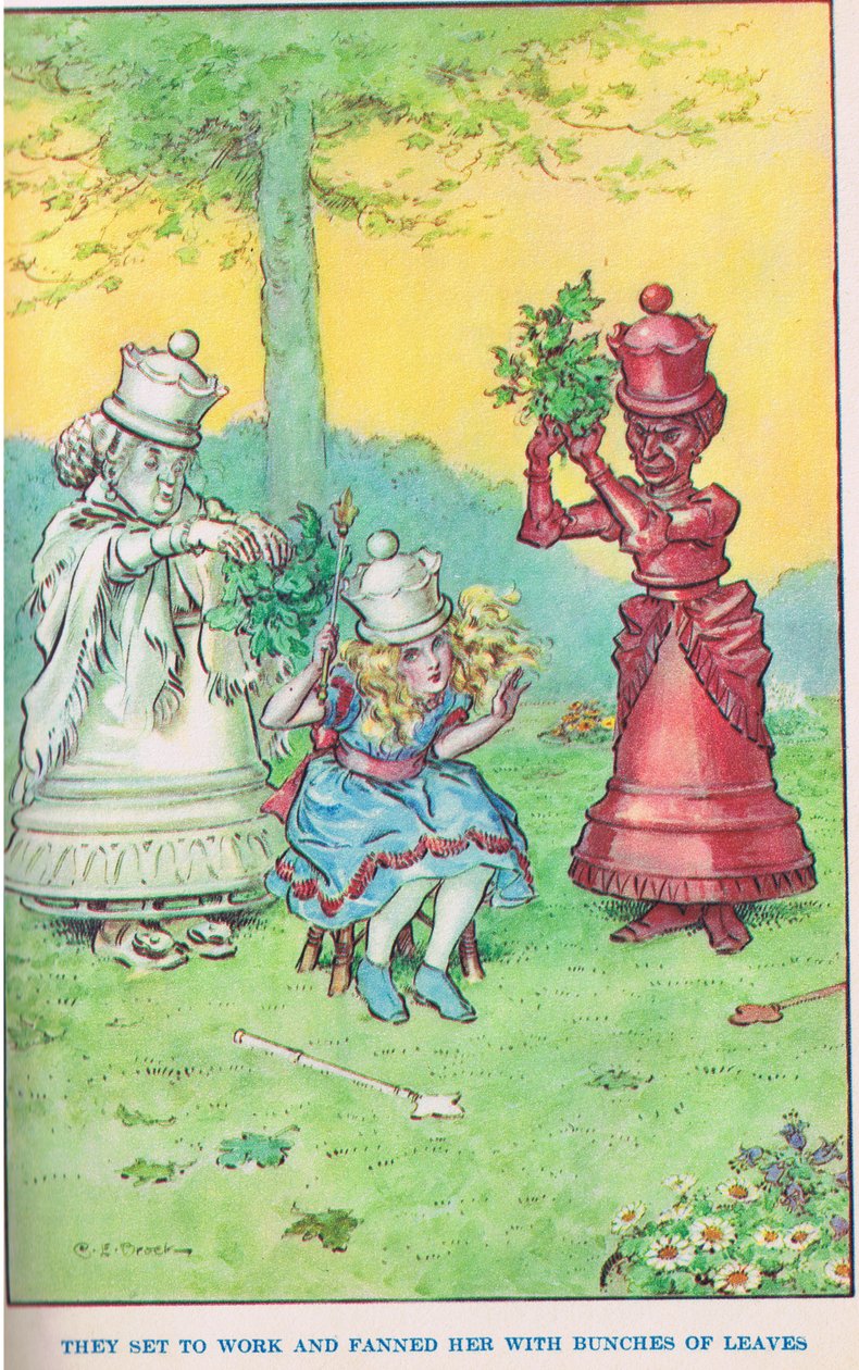 Alice and the Two Queens, illustration from 