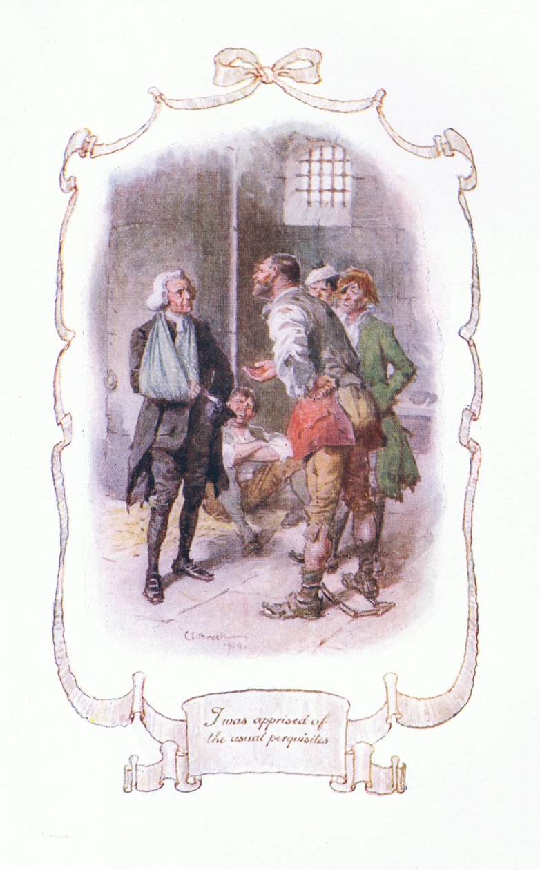 I Was Apprised at the Usual Perquisites, from The Vicar of Wakefield Published by J M Dent & Son Ltd, 1920s by Charles Edmund Brock