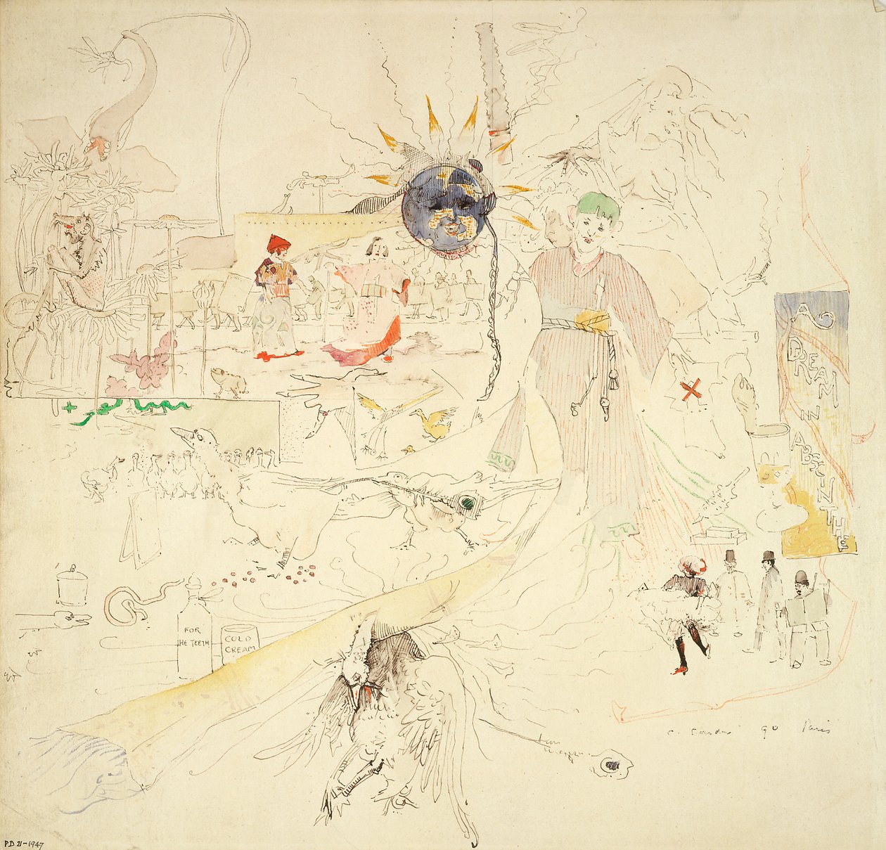 A Dream in Absinthe, 1890 by Charles Edward Conder