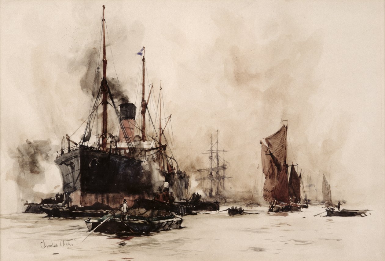 Coal Bunkering by Charles Edward Dixon
