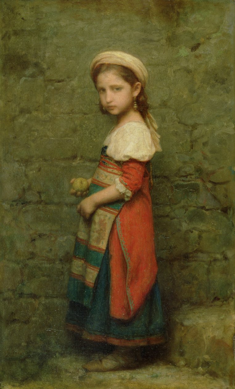 Italian Girl, 1863 by Charles François Jalabert