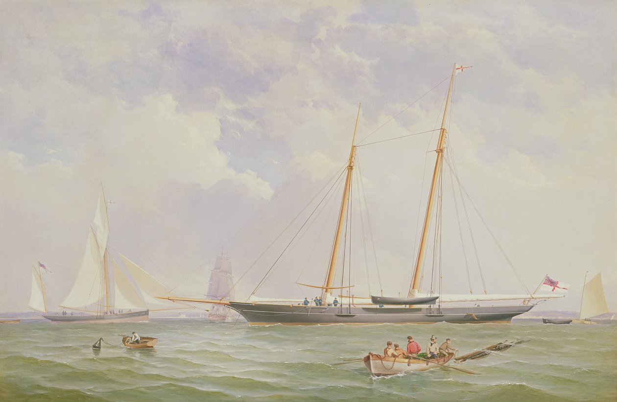 A Portrait of the 110 Ton Royal Yacht Squadron Schooner 