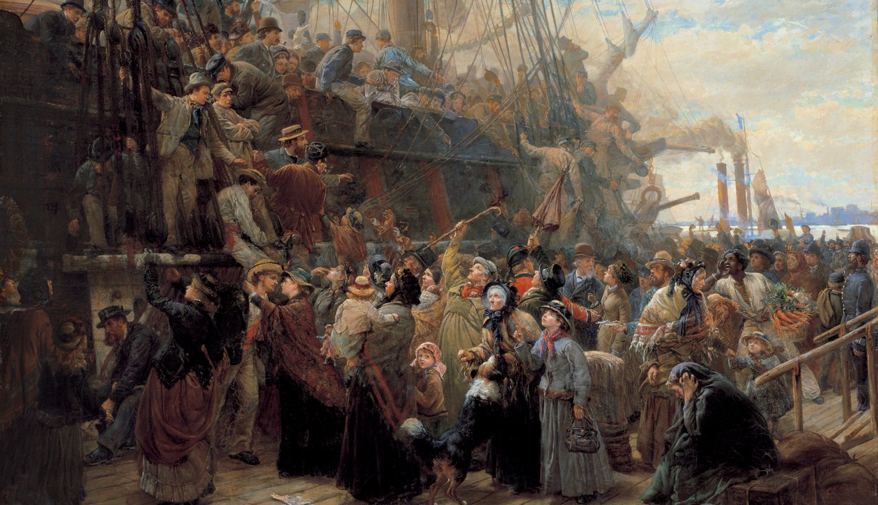 The Emigrant Ship by Charles J. Staniland