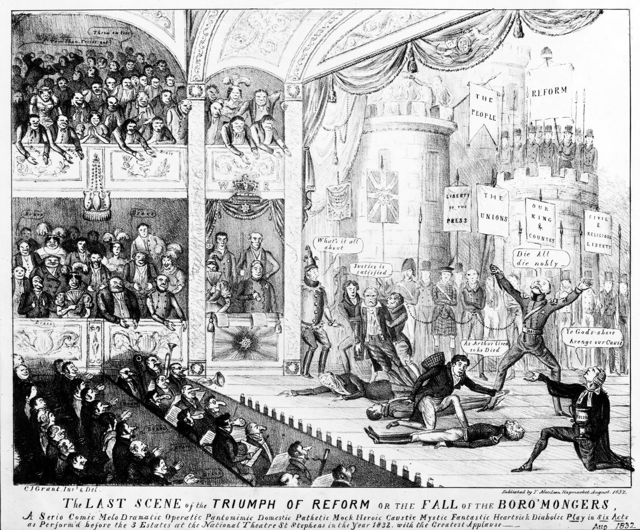 The Last Scene of the Triumph of Reform or the Fall of the Boro