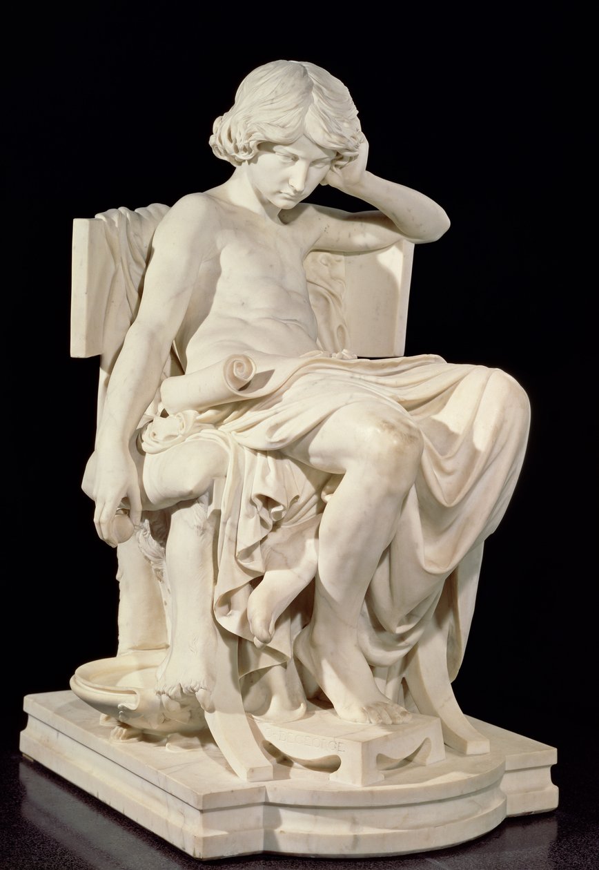 The Young Aristotle, 1870 by Charles Jean Marie Degeorge