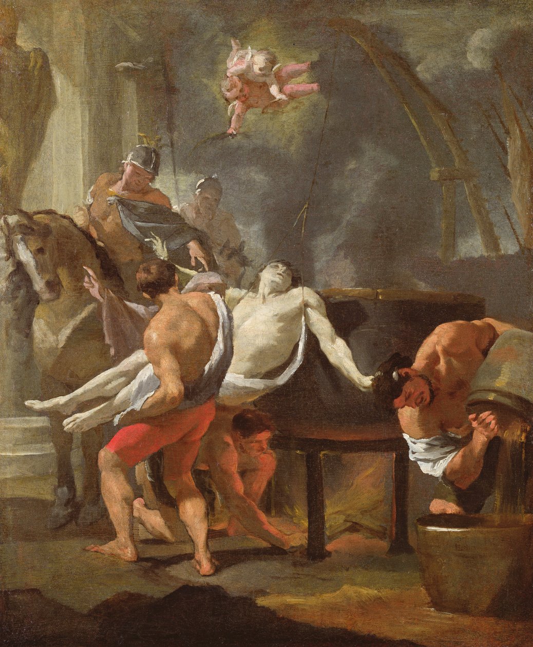 A sketch of The Martyrdom of Saint John the Evangelist, 1641 by Charles Le Brun