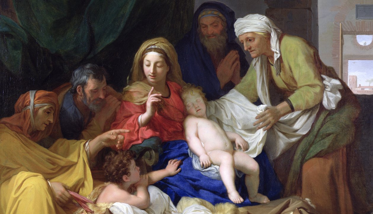 The Sleeping Christ, 1655 (detail) by Charles Le Brun