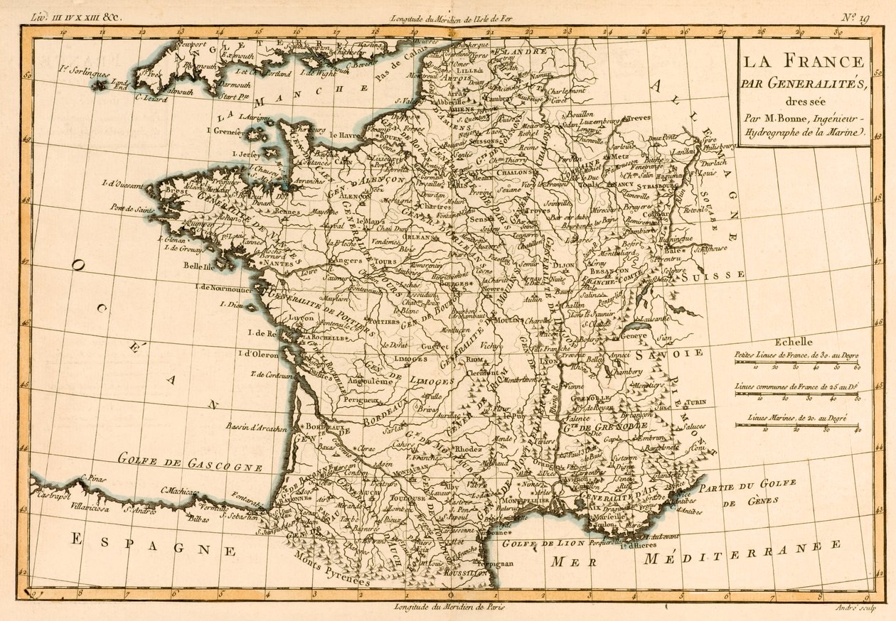 France by Regions, from 
