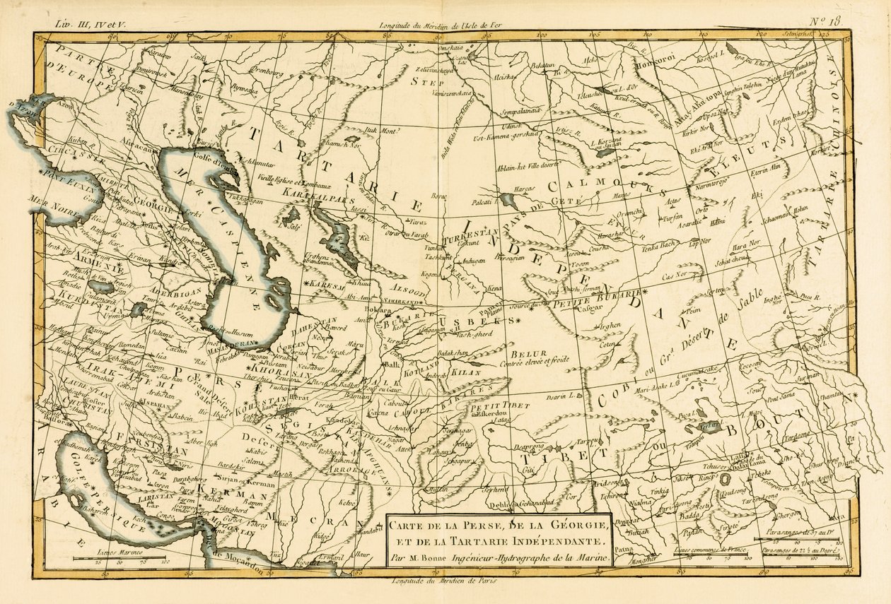 Persia, Georgia and Independent Tartary, from 