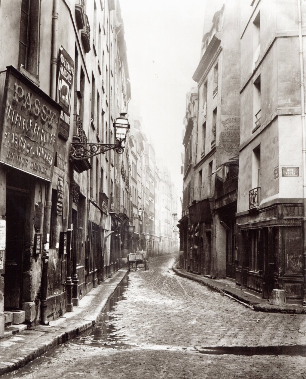 Rue Aumaire, from the Rue Volta, Paris, 1858-78 by Charles Marville
