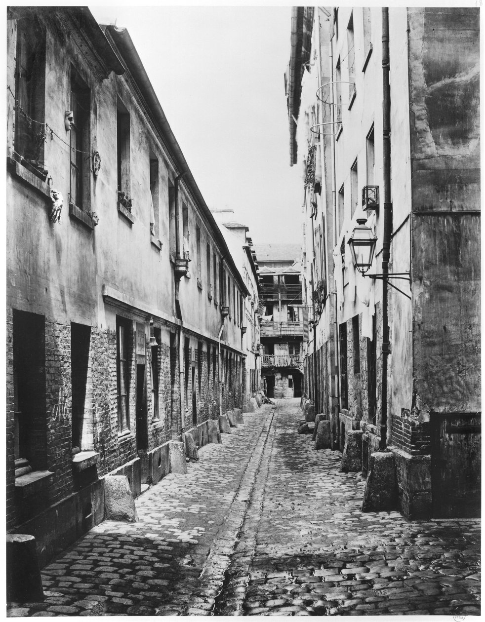 Rue du Fer-a-Moulin, Paris by Charles Marville