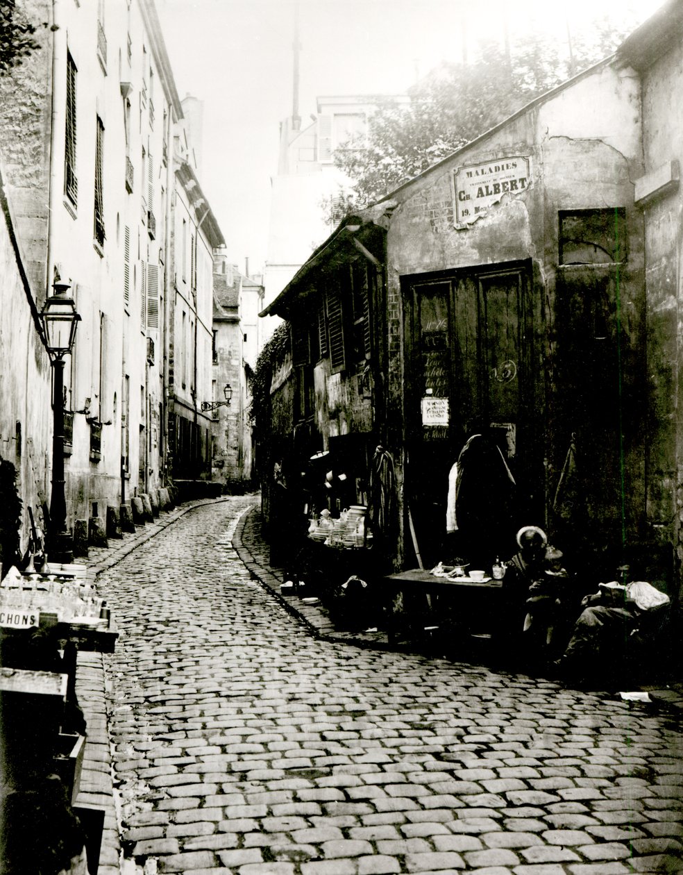 Rue du Jardinet and the Cul-de-sac of Rohan, Paris by Charles Marville