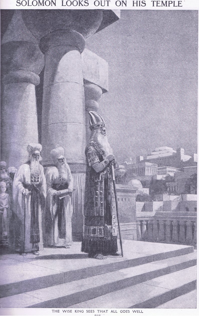 Solomon Looks Out on His Temple by Charles Mills Sheldon